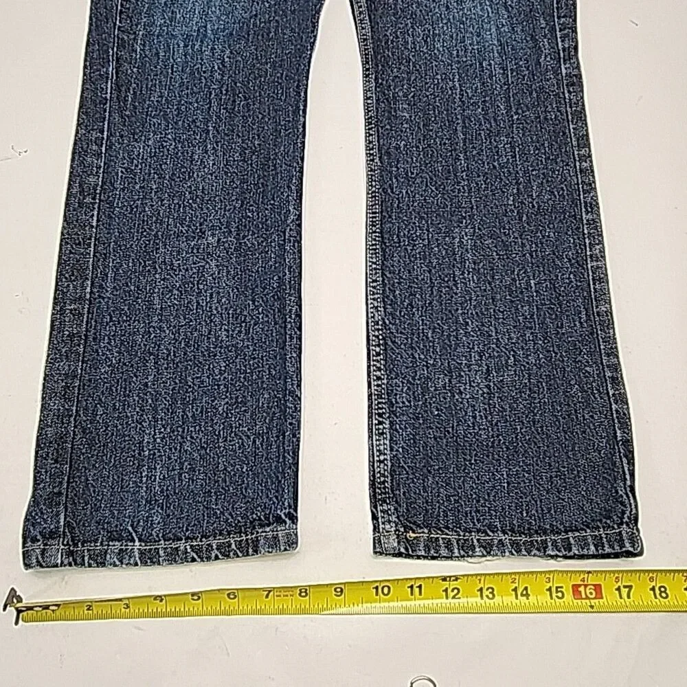 Levi's 514 Jeans Blue Straight Fit Men Size 36 x 32 Dark Wash Cotton